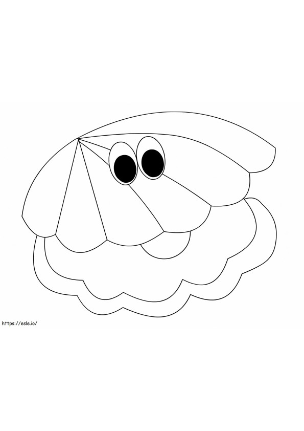 Oyster Fun coloring page