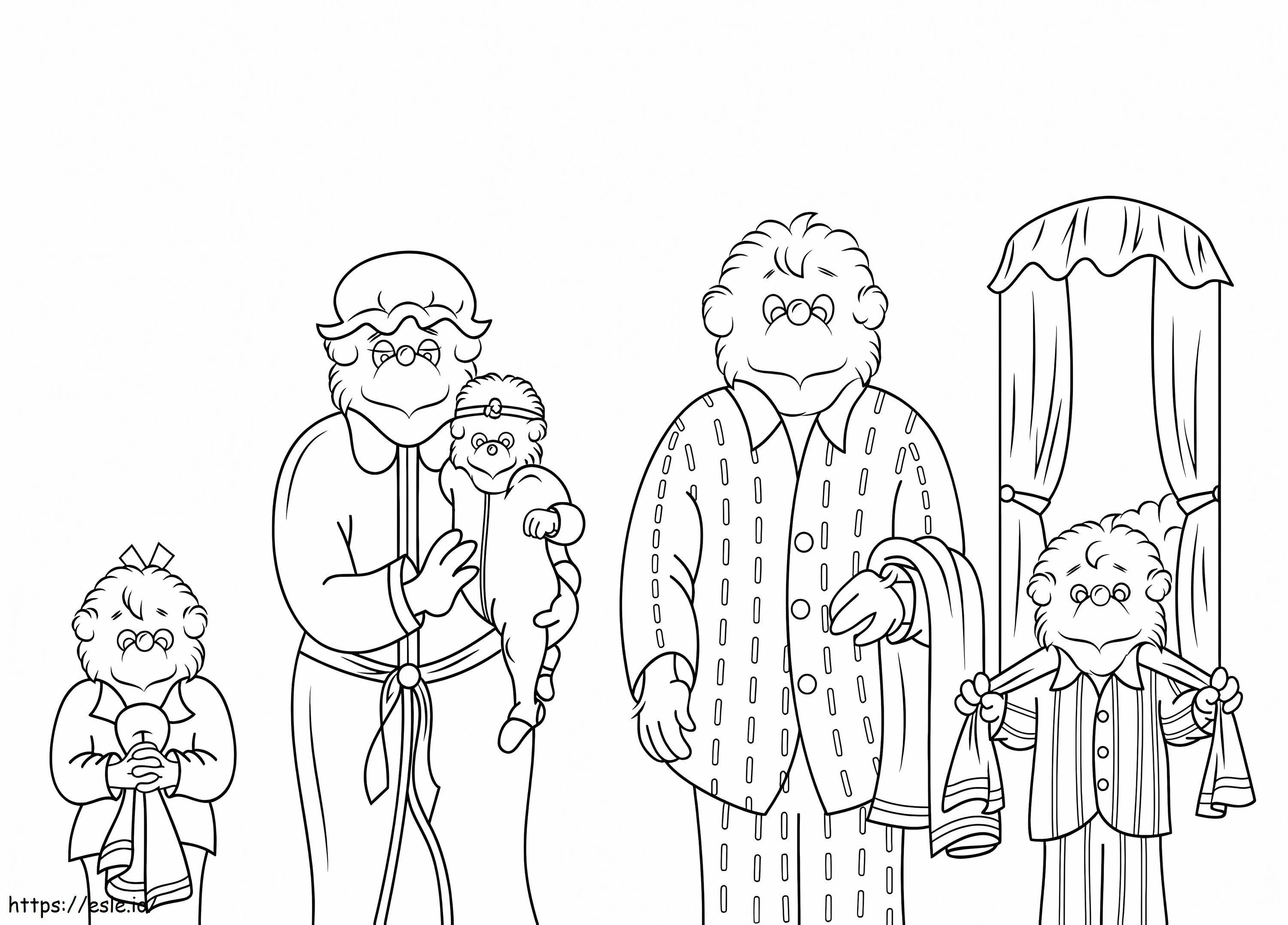 Berenstain Bears coloring page