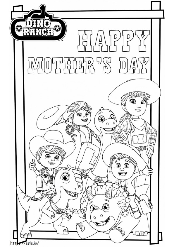 Happy Mothers Day Dino Ranch