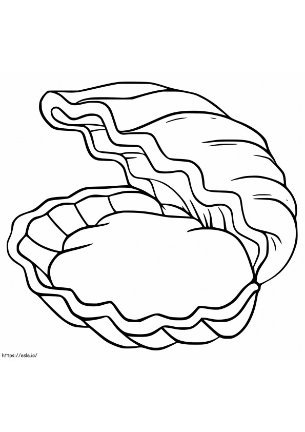 Scallop 6 coloring page