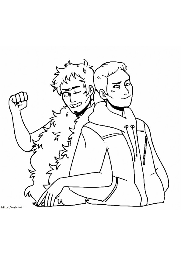 Ben And Klaus coloring page