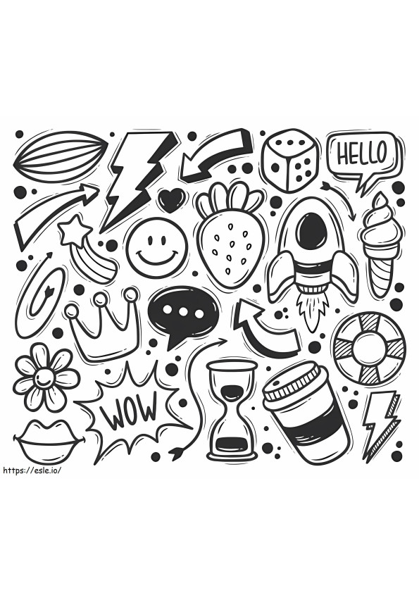 Picture Aesthetic coloring page