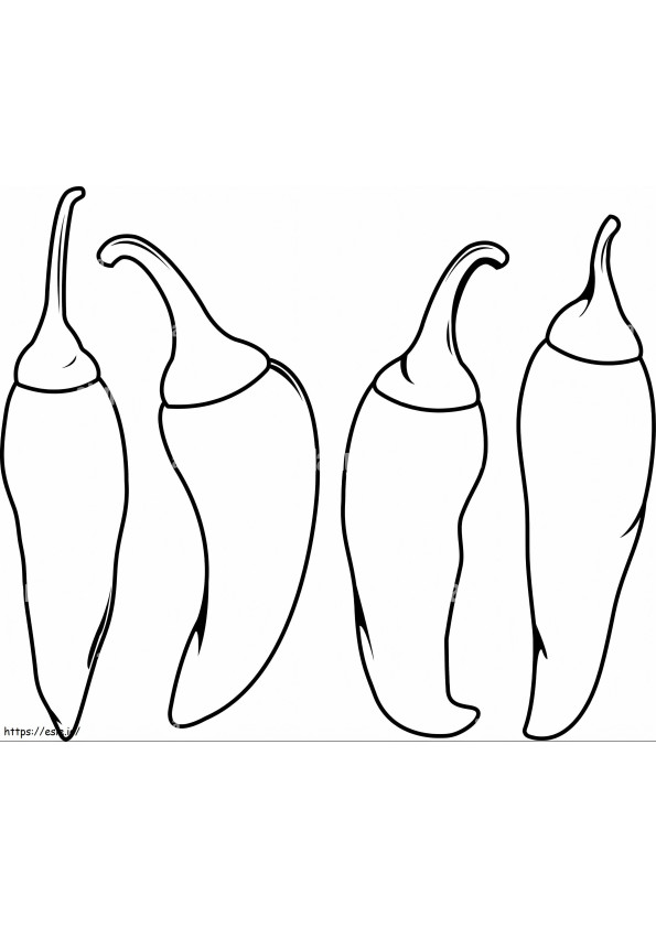 Négy csípős paprika