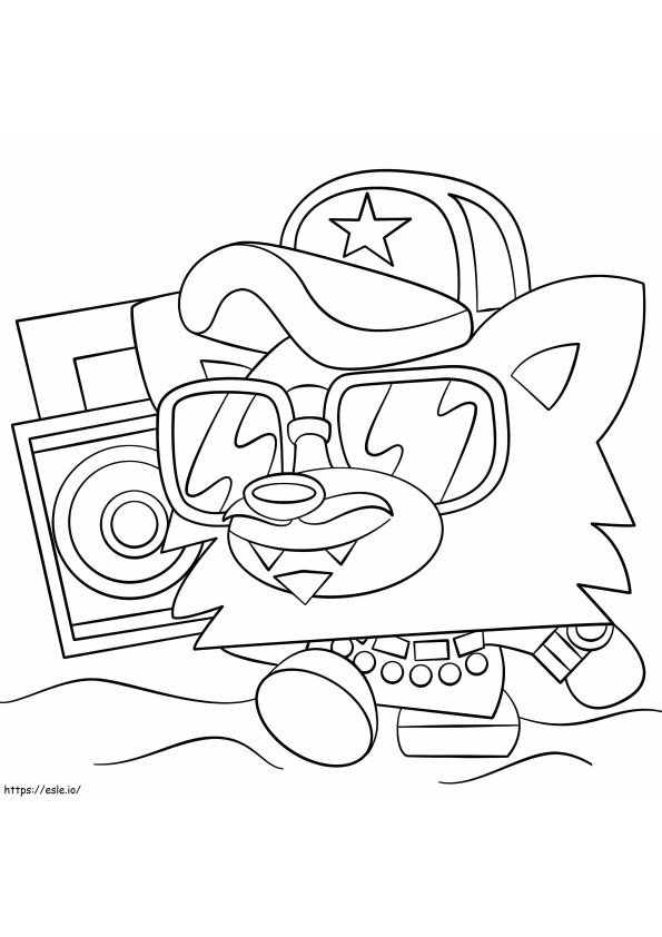 Moshi Monsters Blingo coloring page