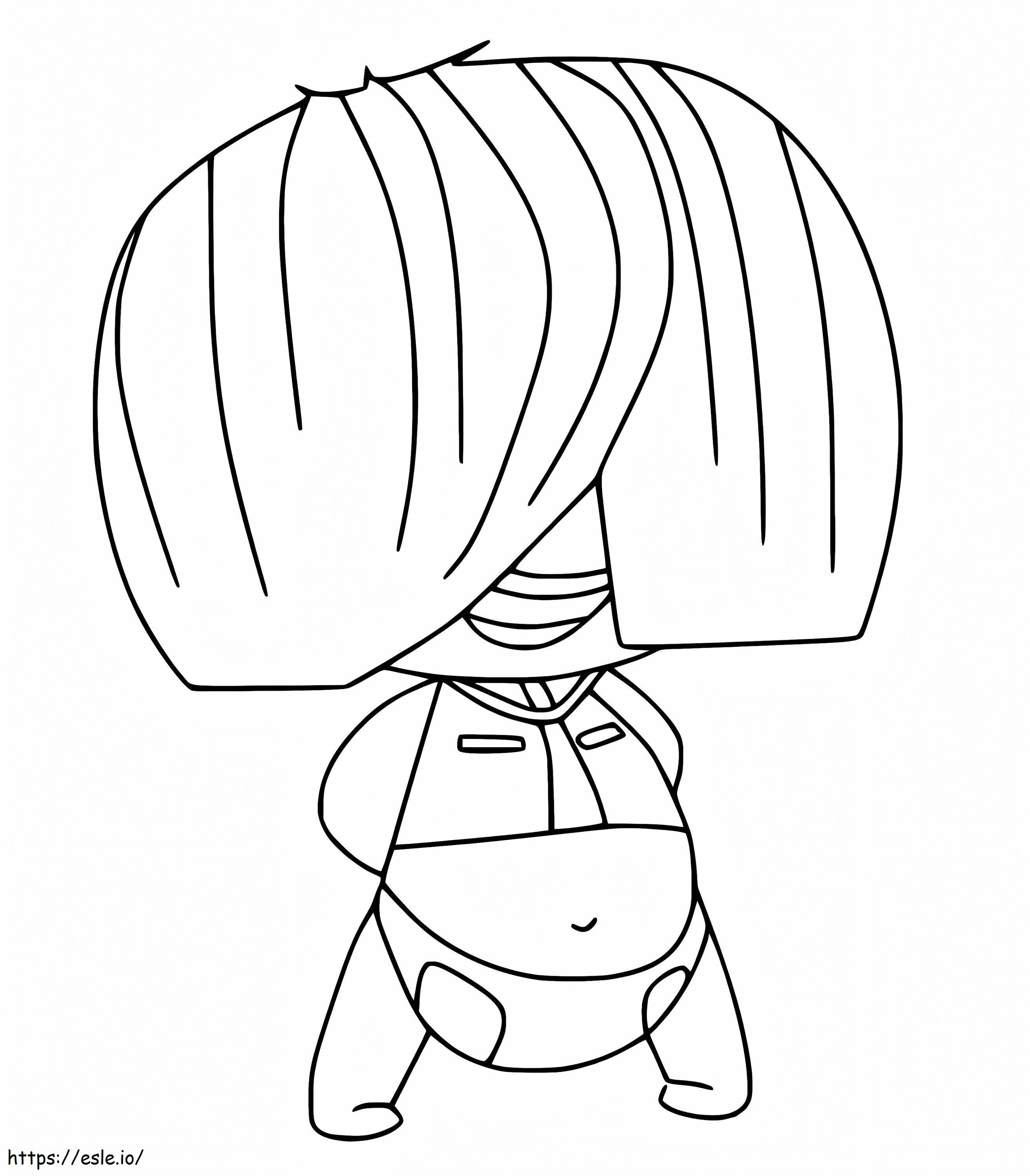 Little Fuz From Mini Beat coloring page