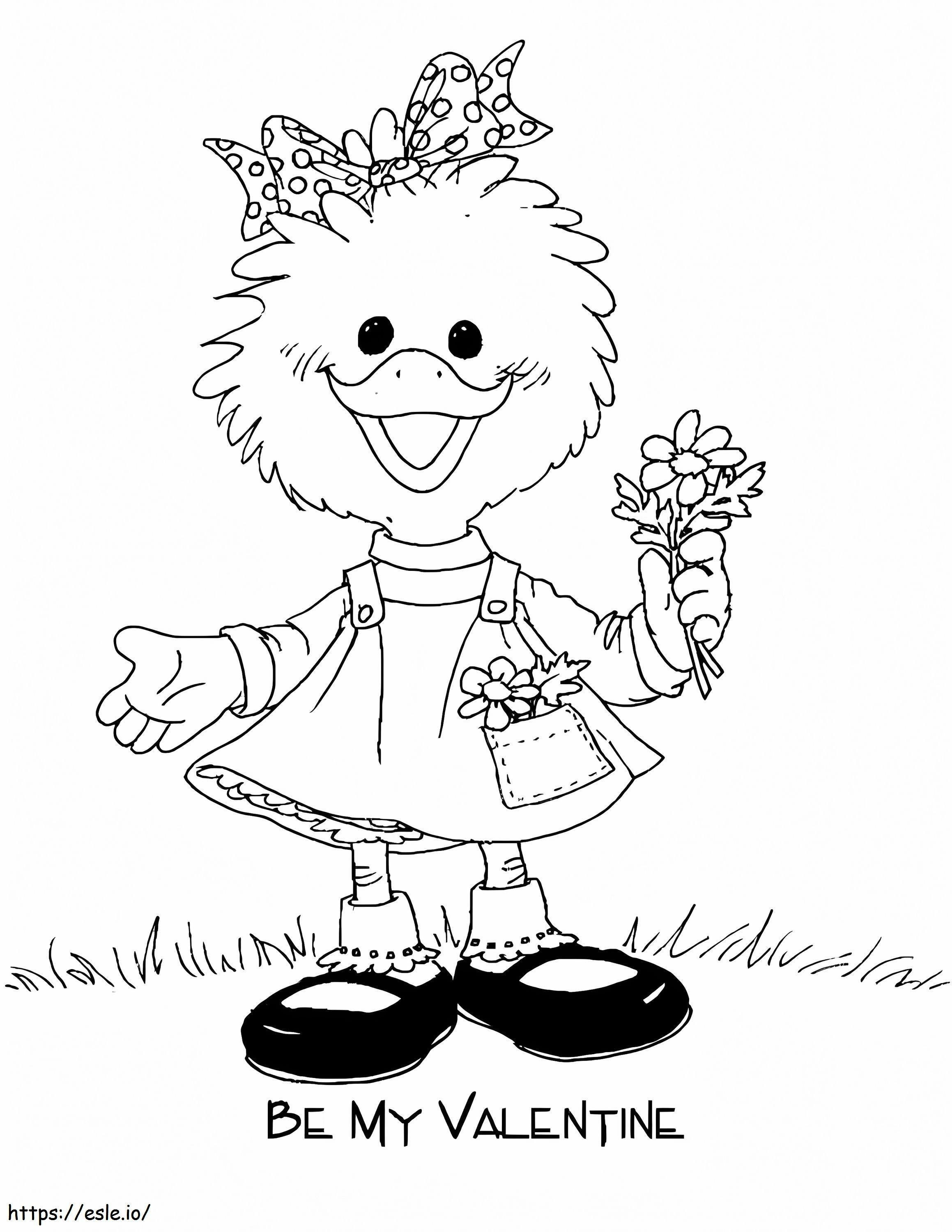 Suzy Ducks From Suzy'S Zoo coloring page