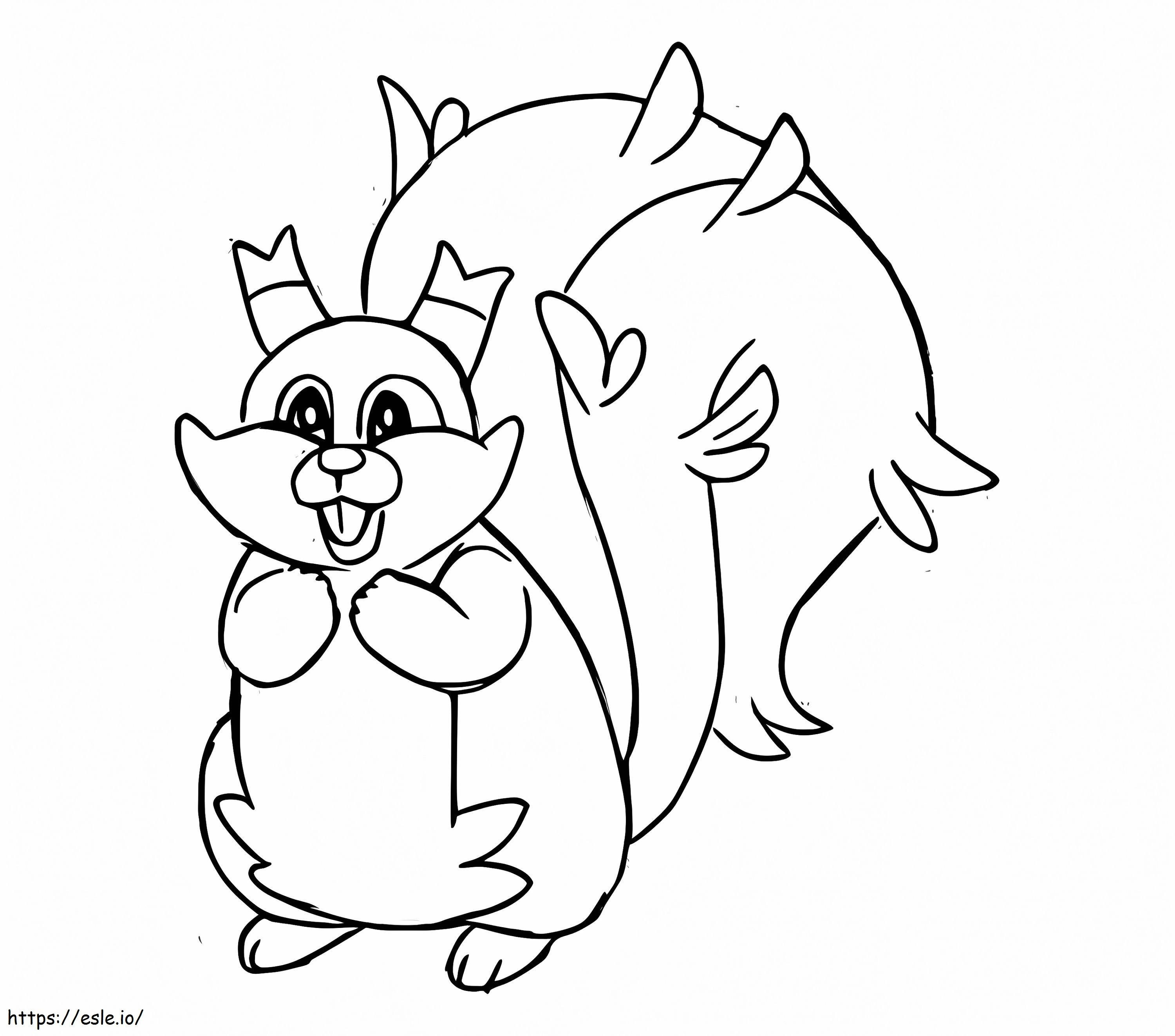 Greedent Pokemon 2 coloring page