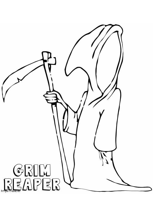 Grim Reaper 3 coloring page