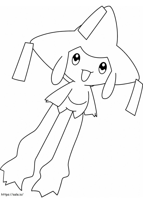 Jirachi 6 coloring page