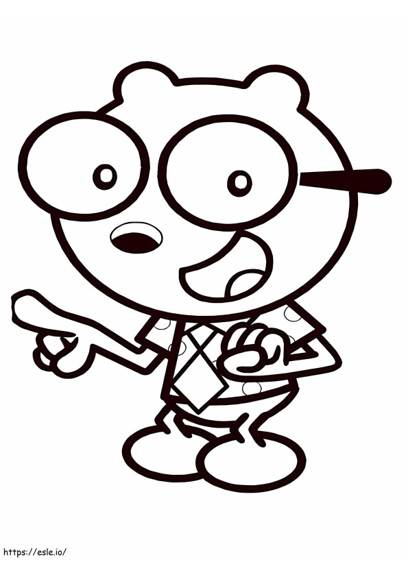 Walden From Wow Wow Wubbzy coloring page