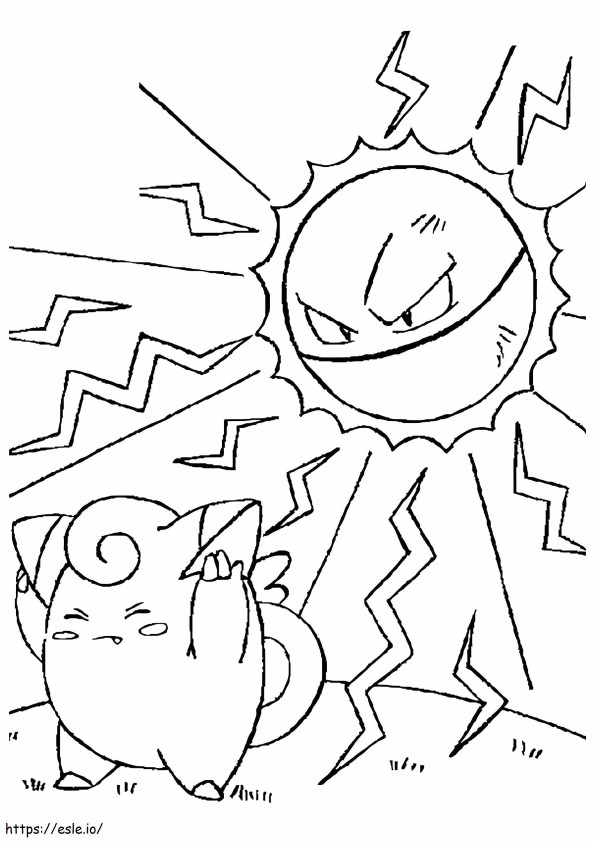 Pokemon Wolverine 2 coloring page