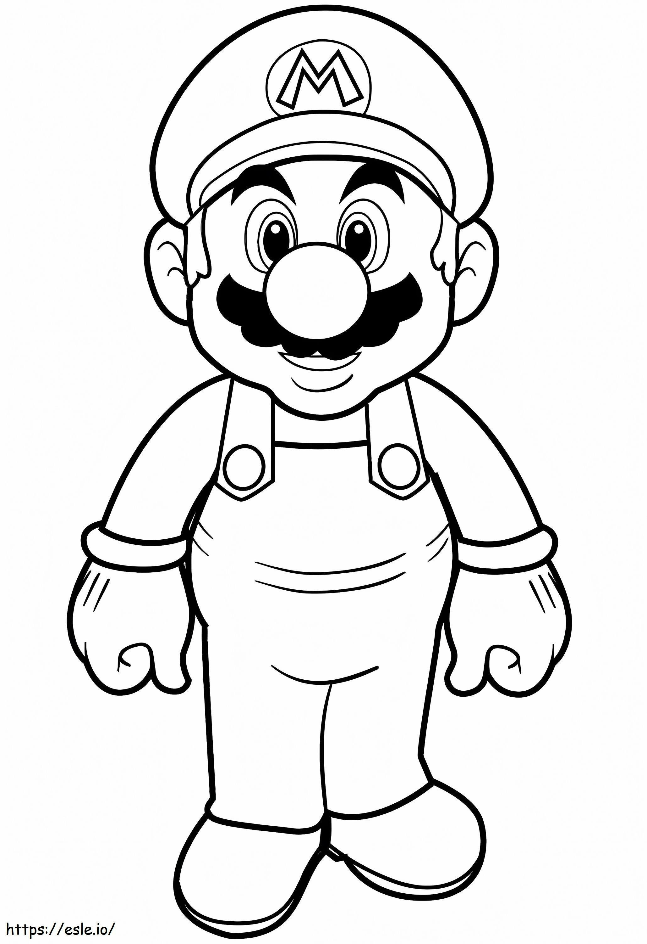 1577673400 Super Mario coloring page