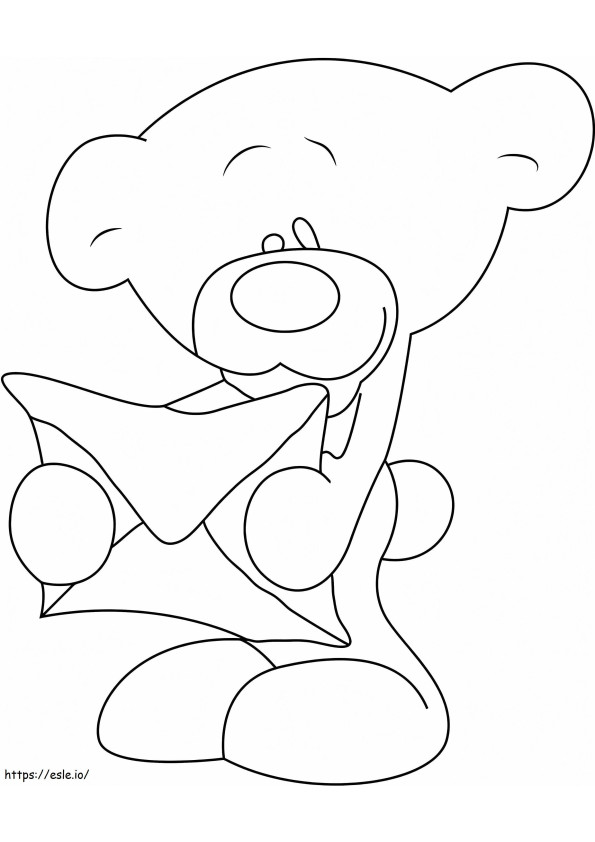 Pimboli And Letter coloring page