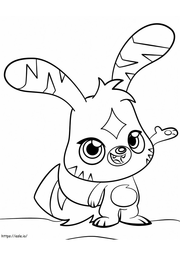 Moshi Monsters Try It coloring page