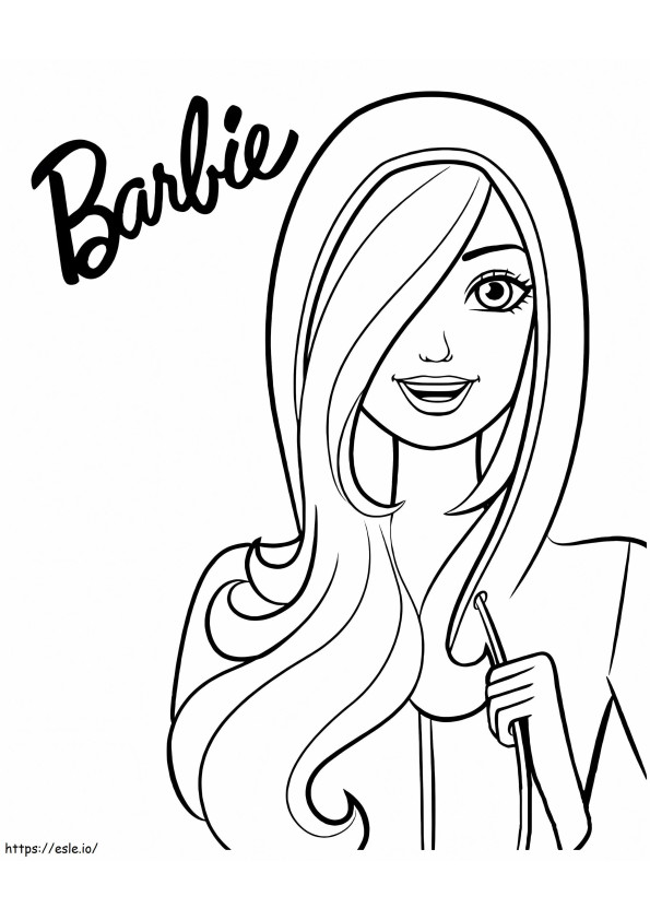 Barbie 5 para colorir