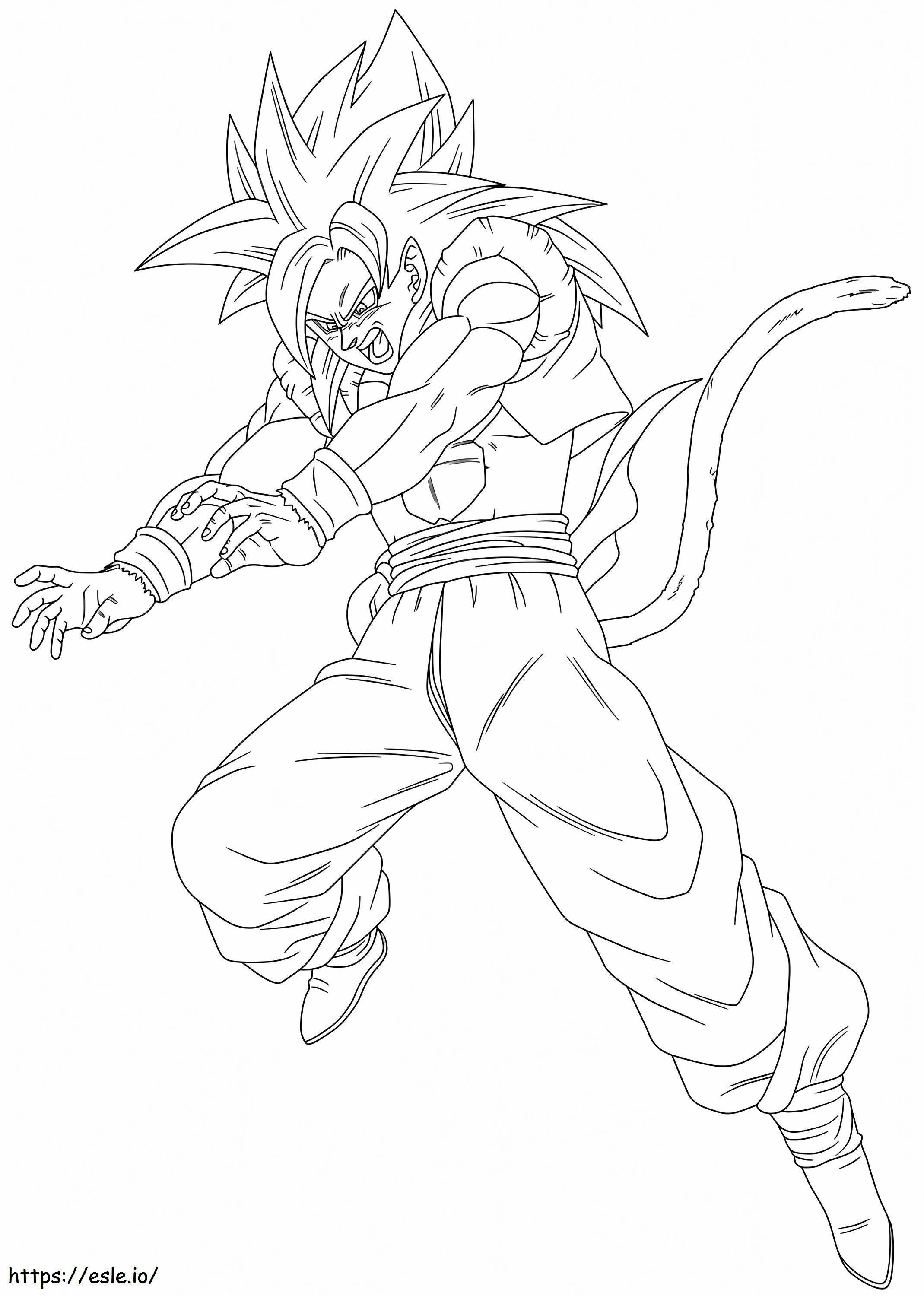 1594775846 Drawing Dbz Gogeta 4 coloring page