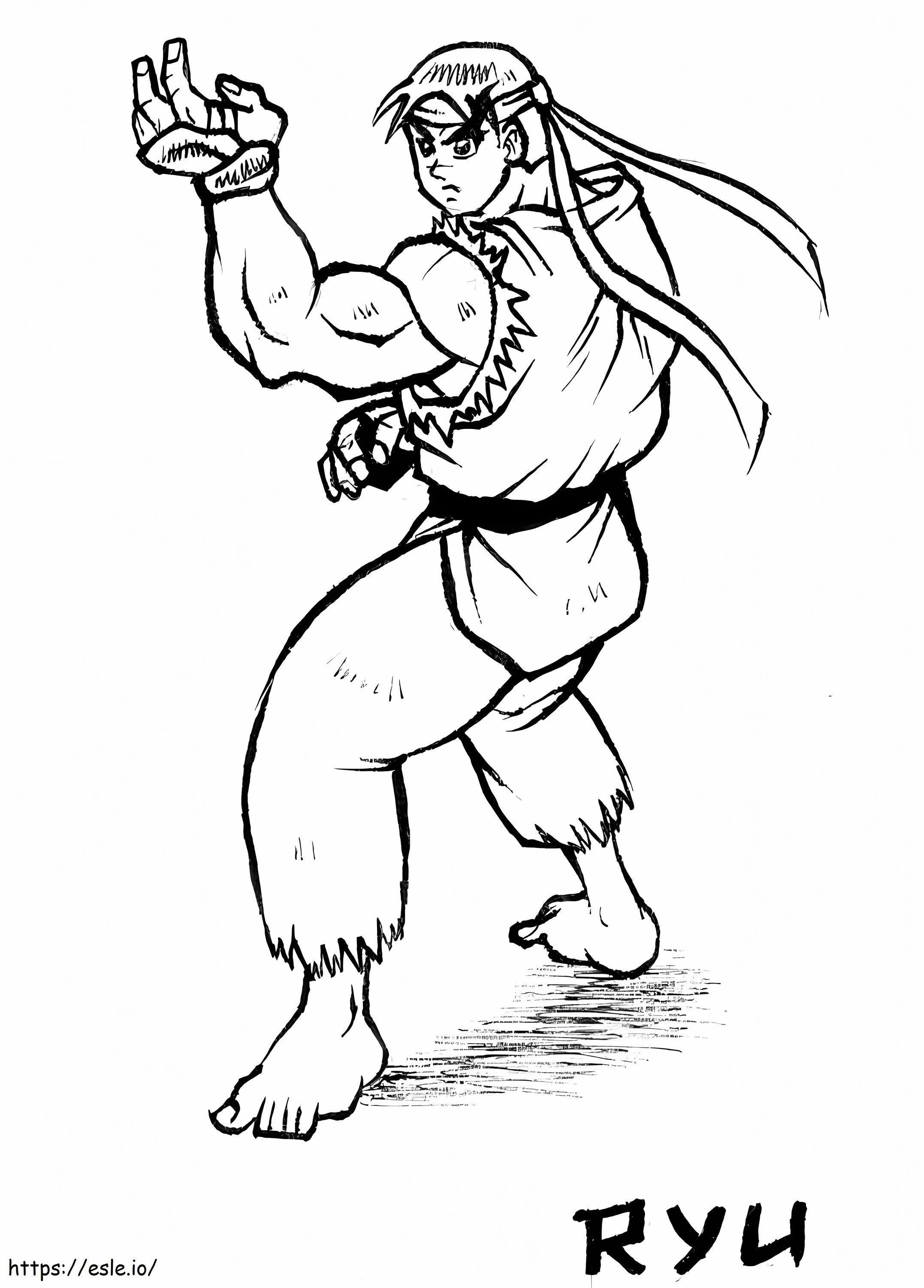 Young Ryu coloring page