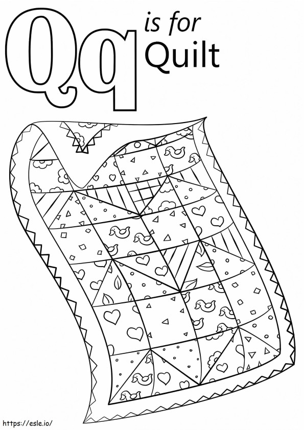 Letter Q Quilt