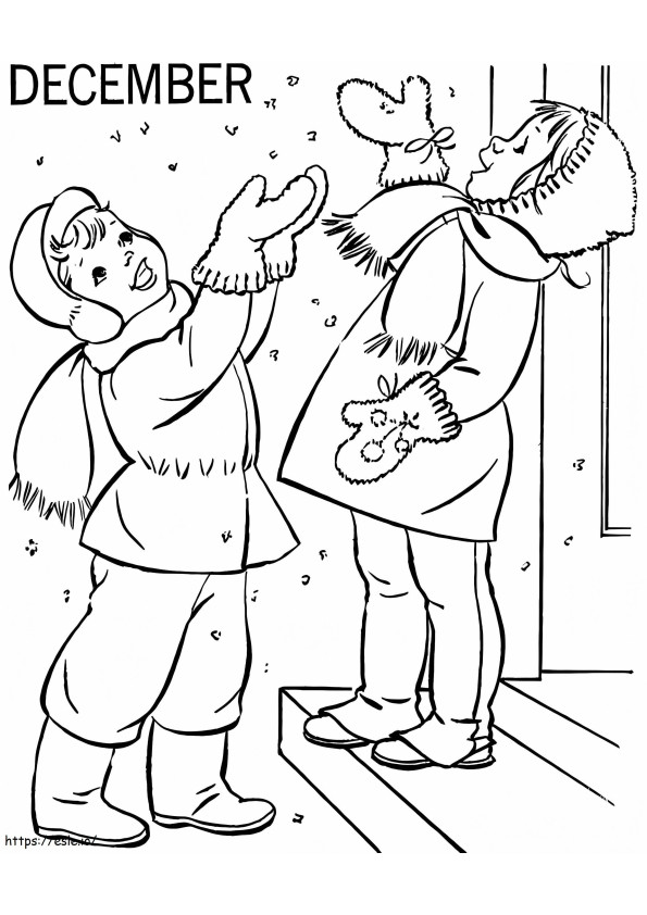 December 7 coloring page