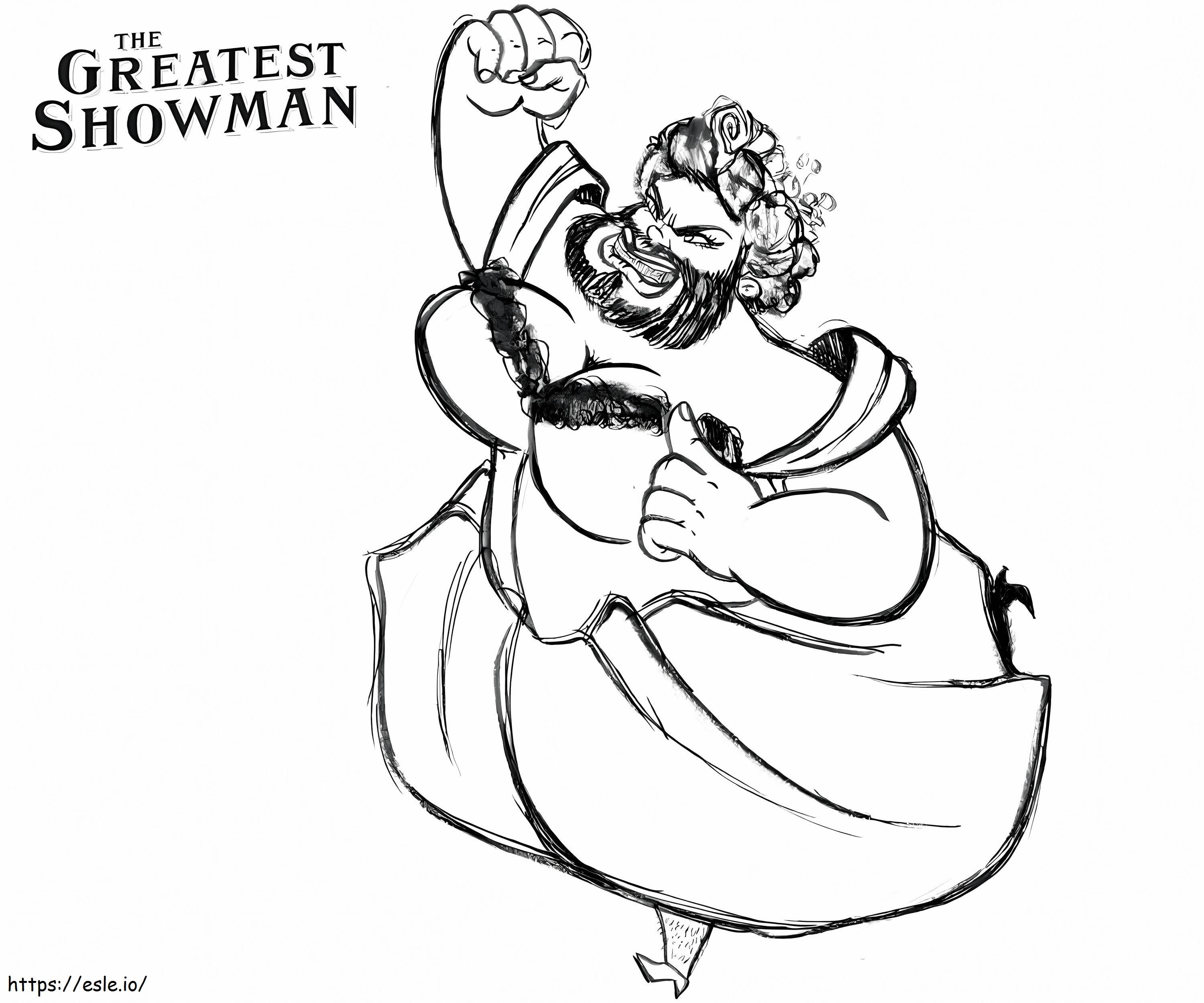 Lettie Lutz The Greatest Showman coloring page