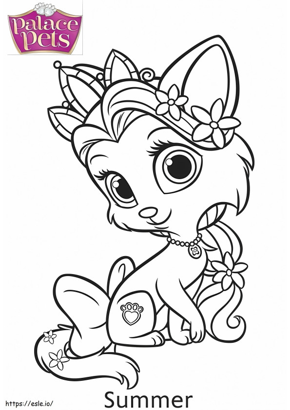 1587172985 Palace Pets Summer coloring page
