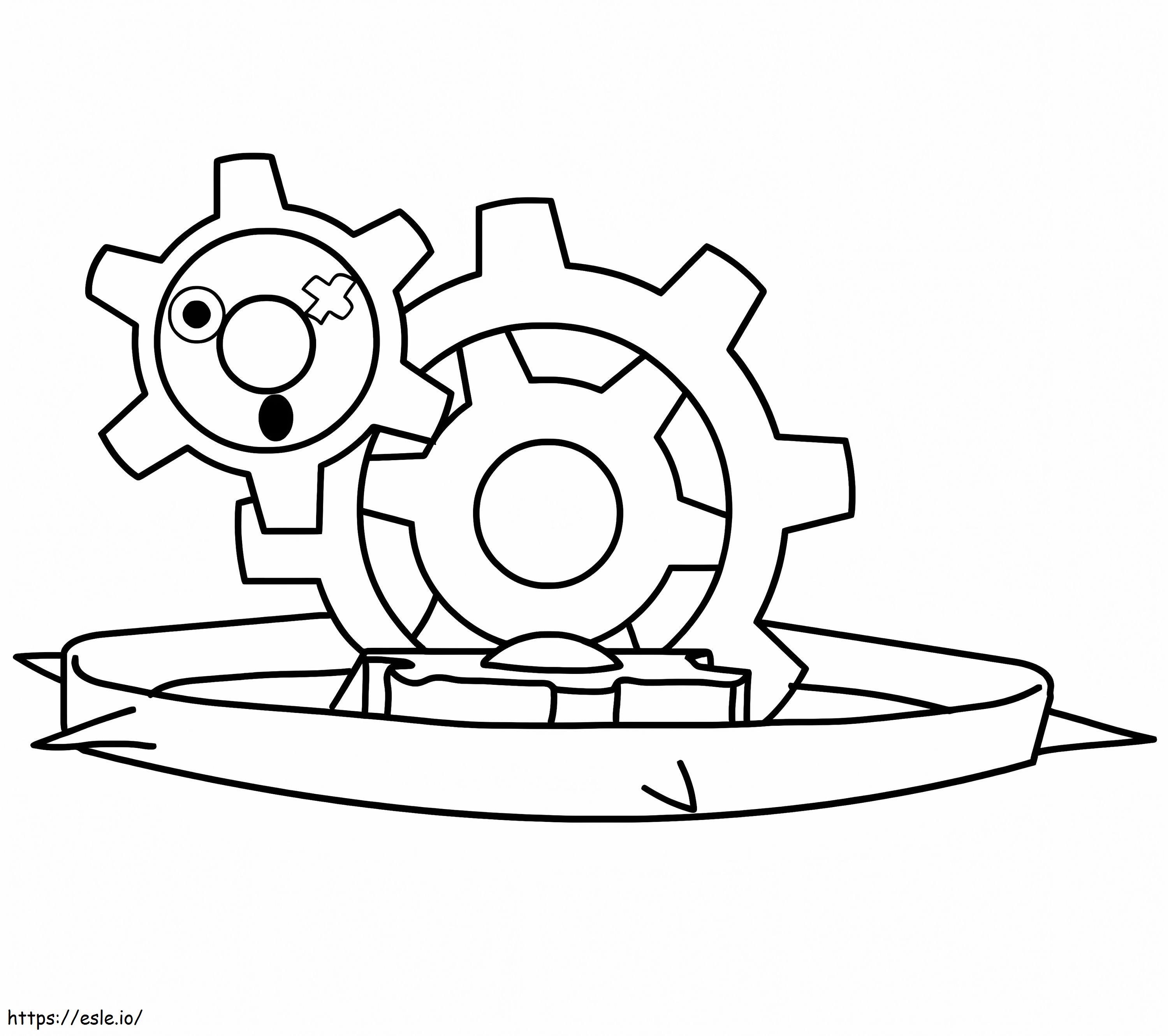 Pokémon Klinklang para colorir
