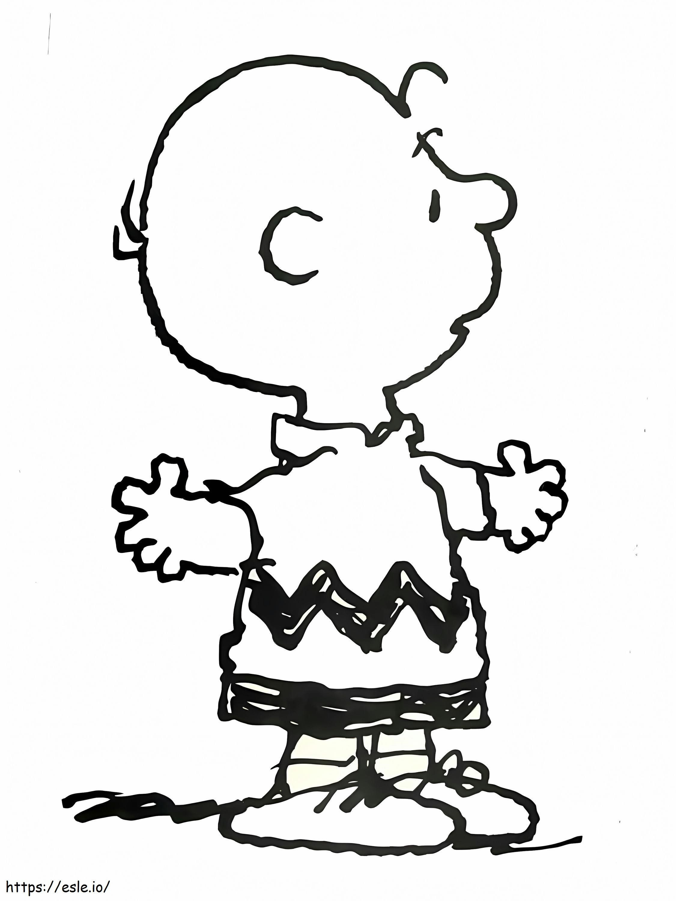 Charlie Brown 2 1 värityskuva