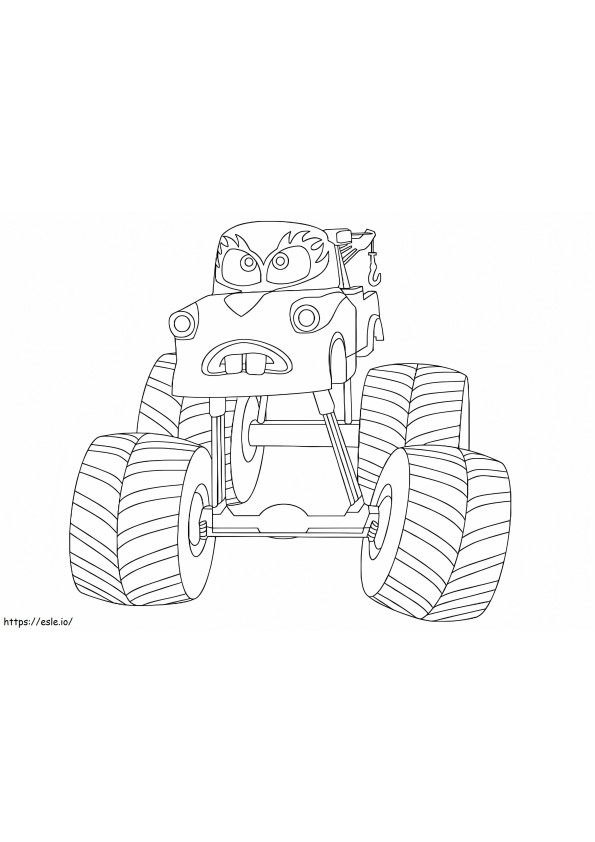 Camion di cemento dei cartoni animati