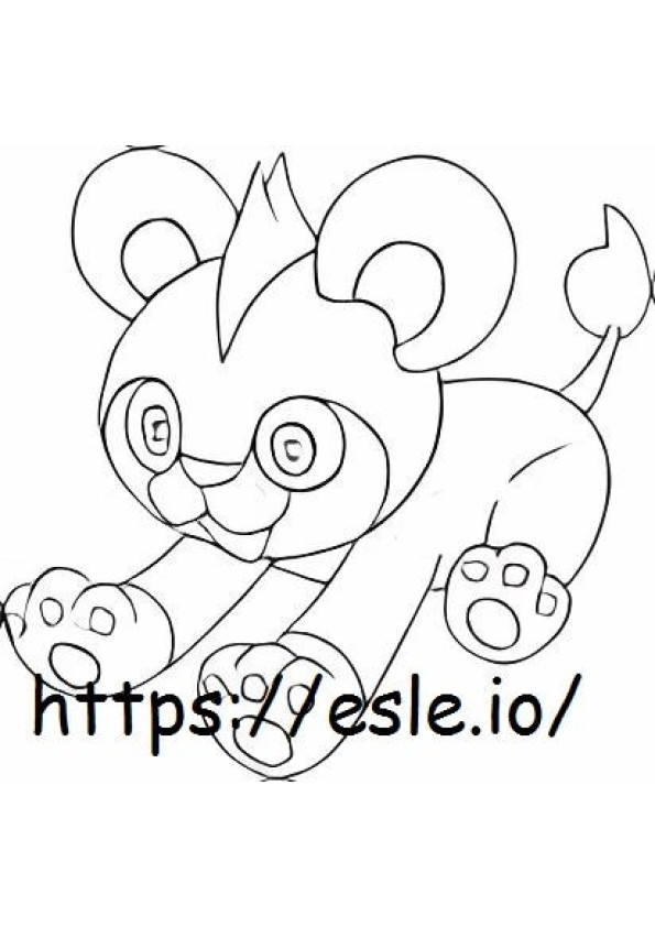 Litleo coloring page