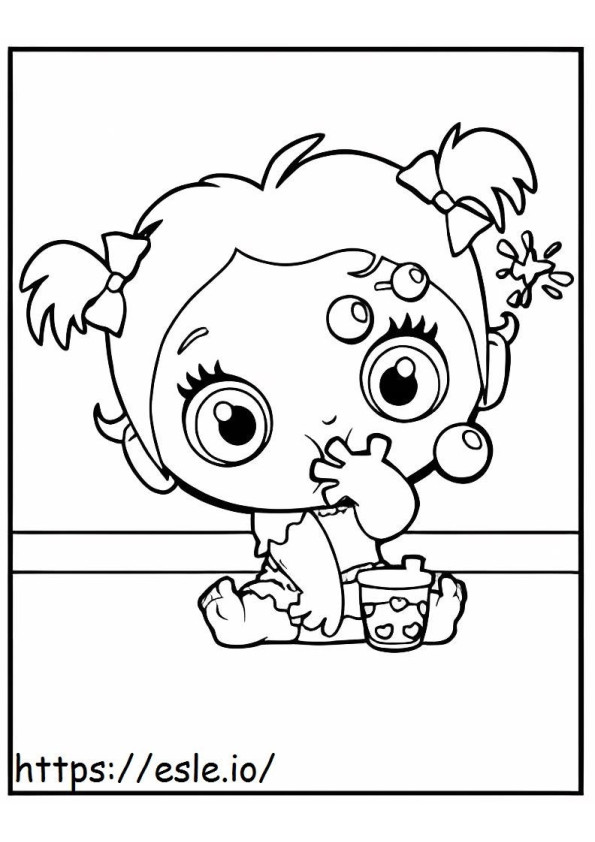 Little Pretty Girl coloring page