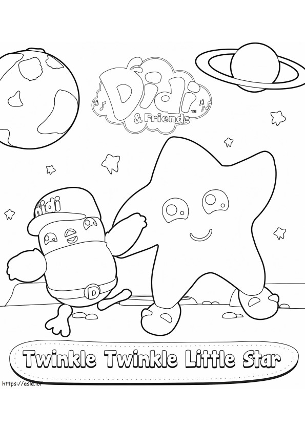 Didi And Friends Printable coloring page