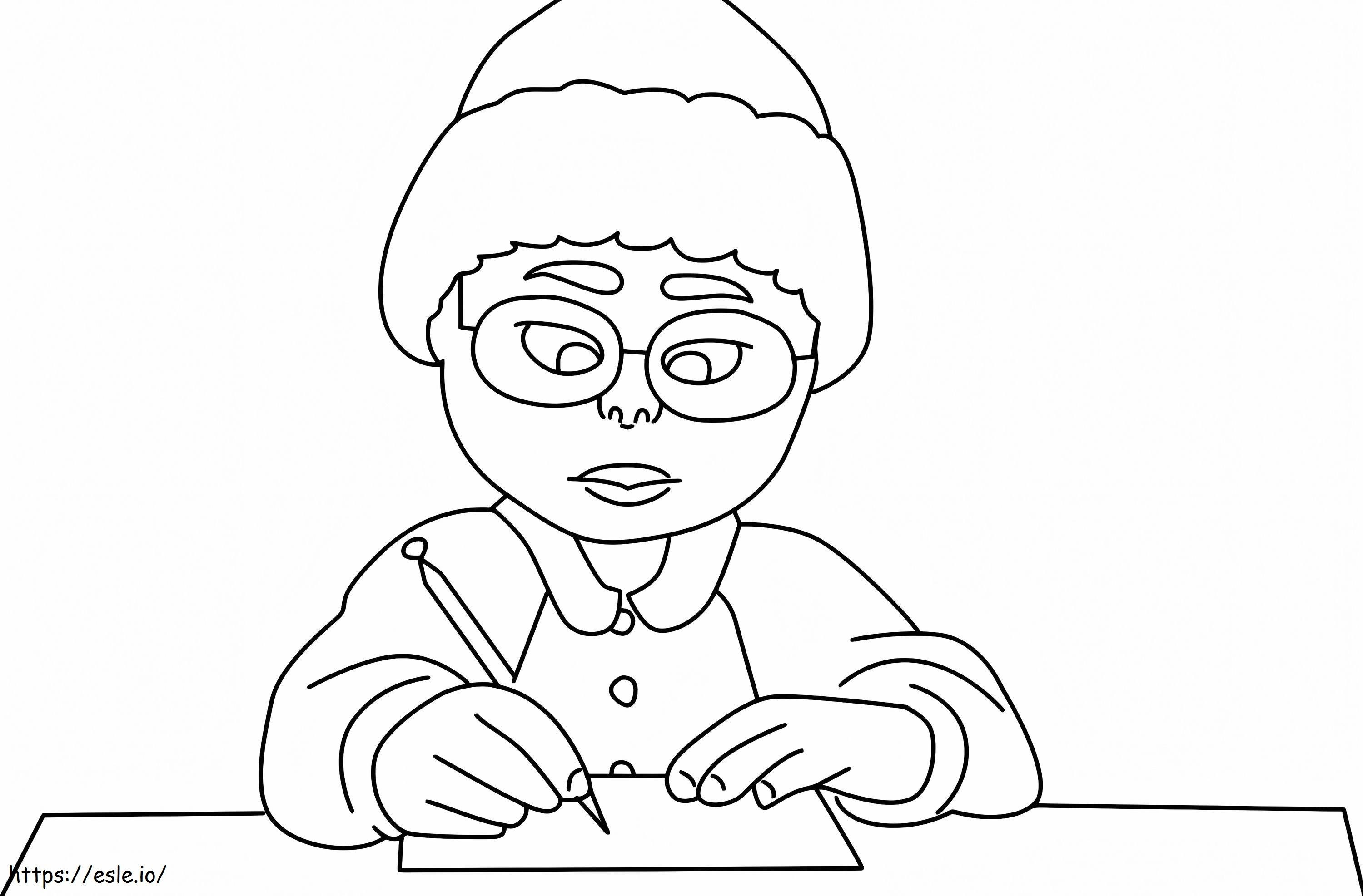 Turning Red Mei Lee coloring page
