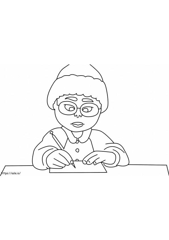 Turning Red Mei Lee coloring page