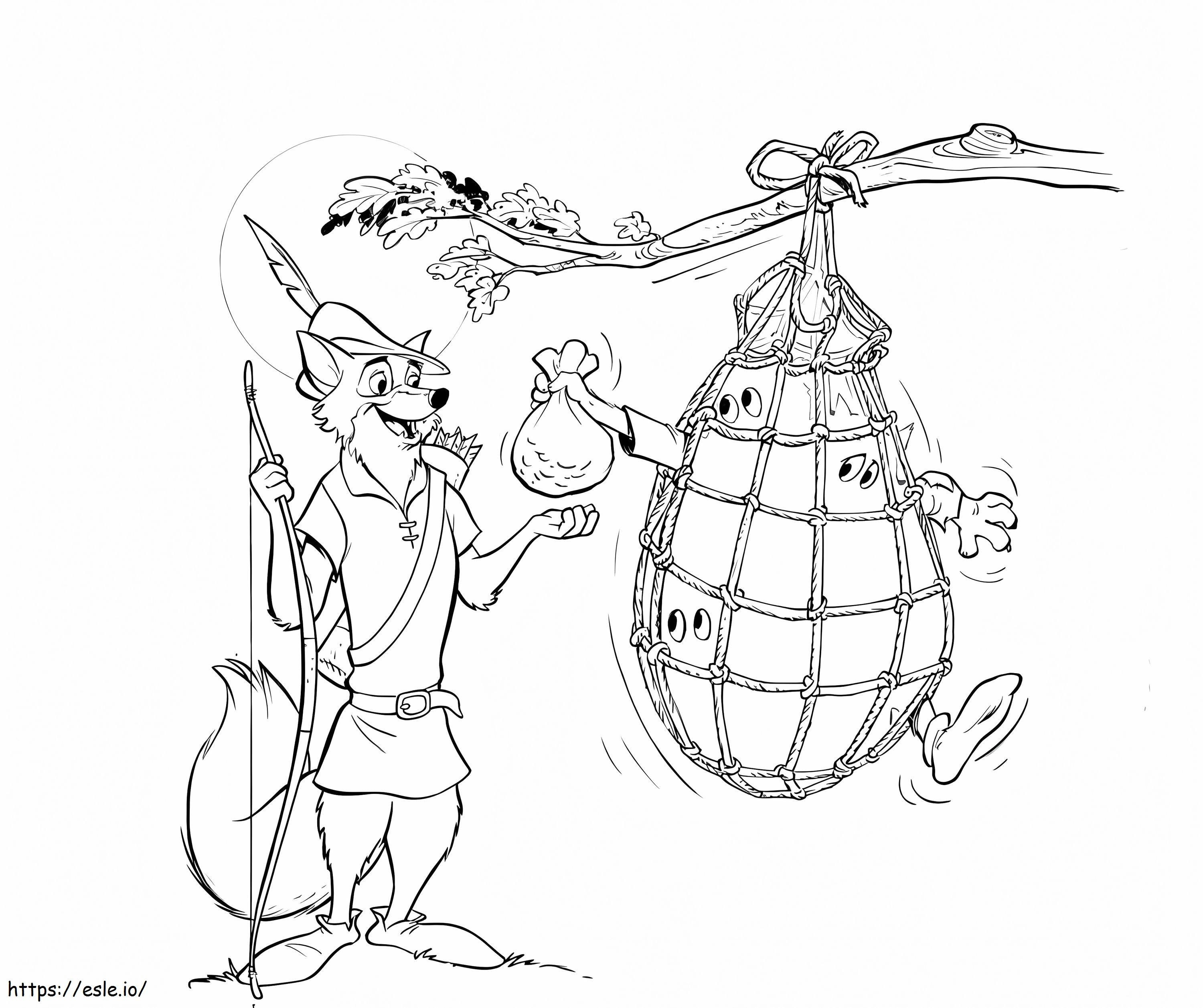 Robin Hood 10 coloring page