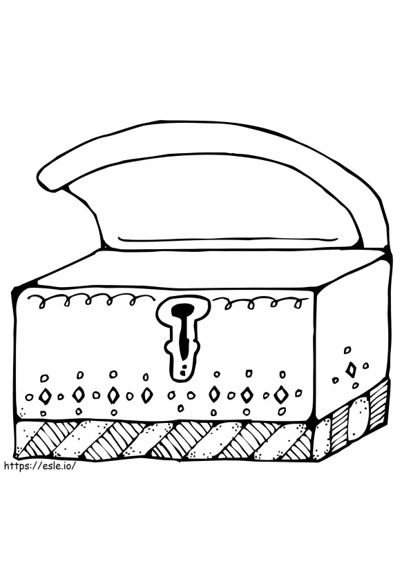 Free Treasure Chest To Print coloring page