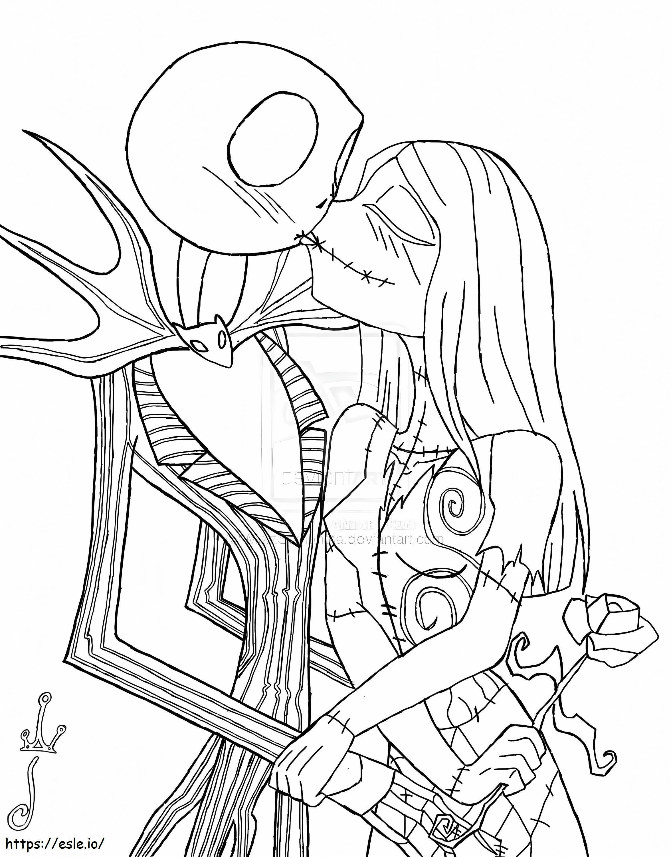 1575077989 Extraordinary Jack Picture Ideas Nightmare Before coloring page