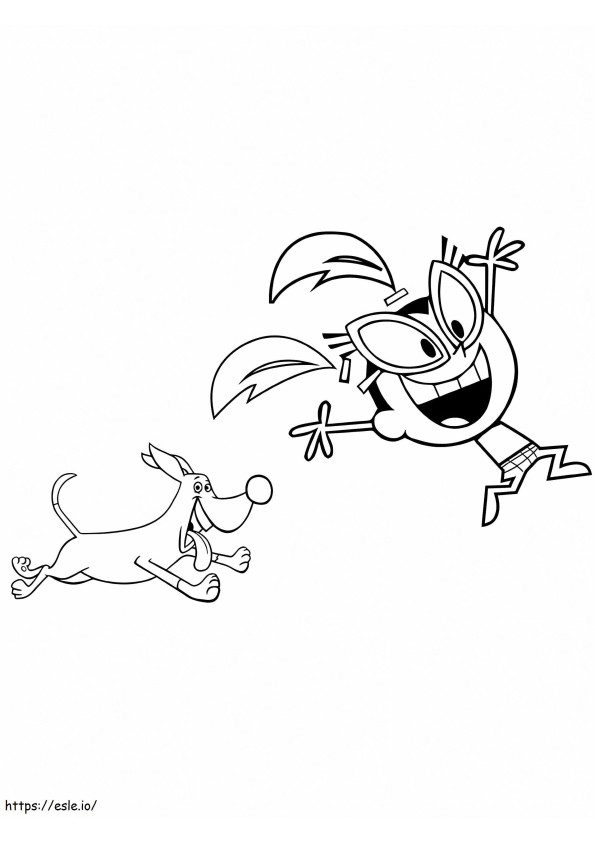 The Fairly Oddparents Tootie And Her Pet coloring page
