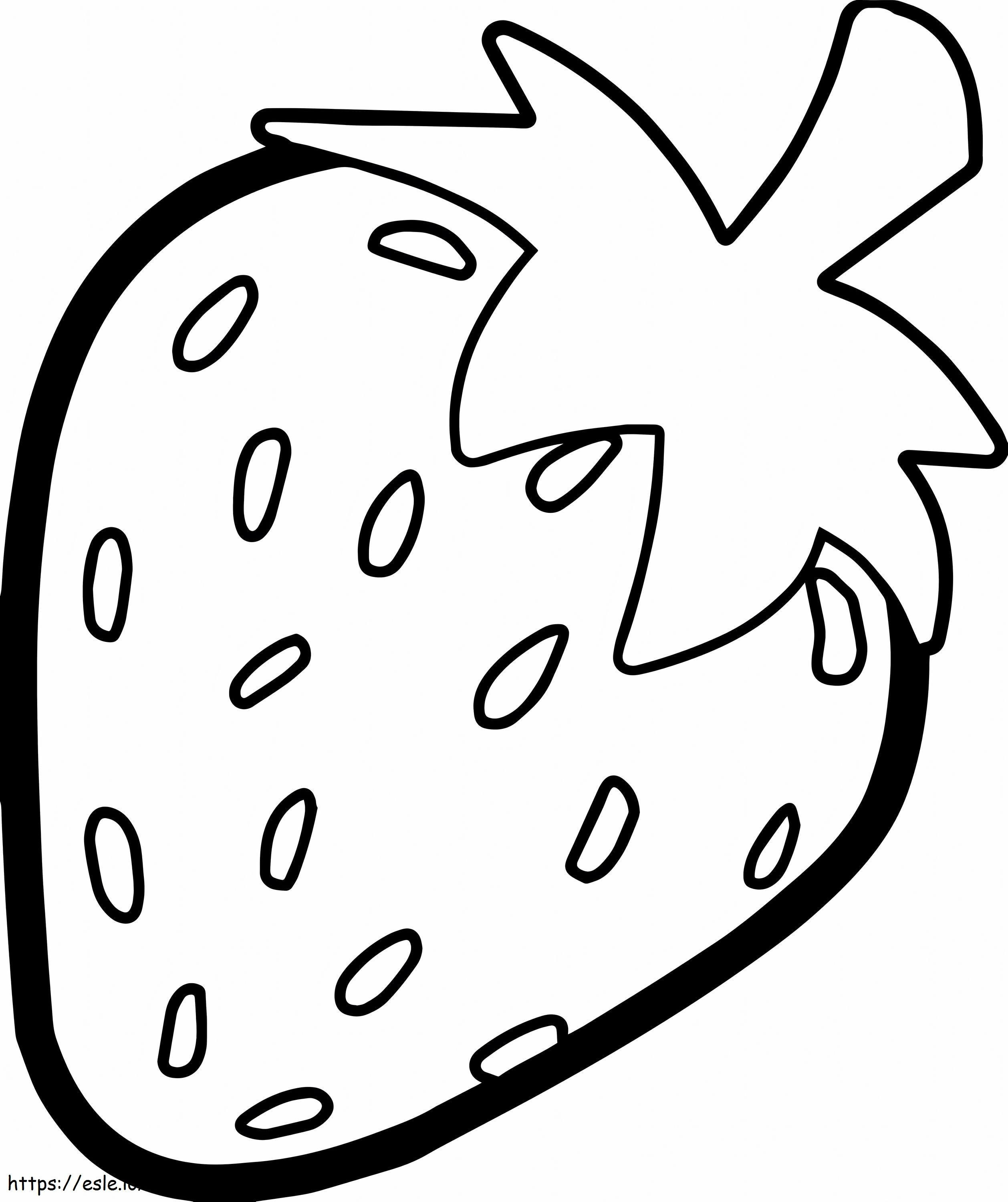 Scaled Single Strawberry coloring page