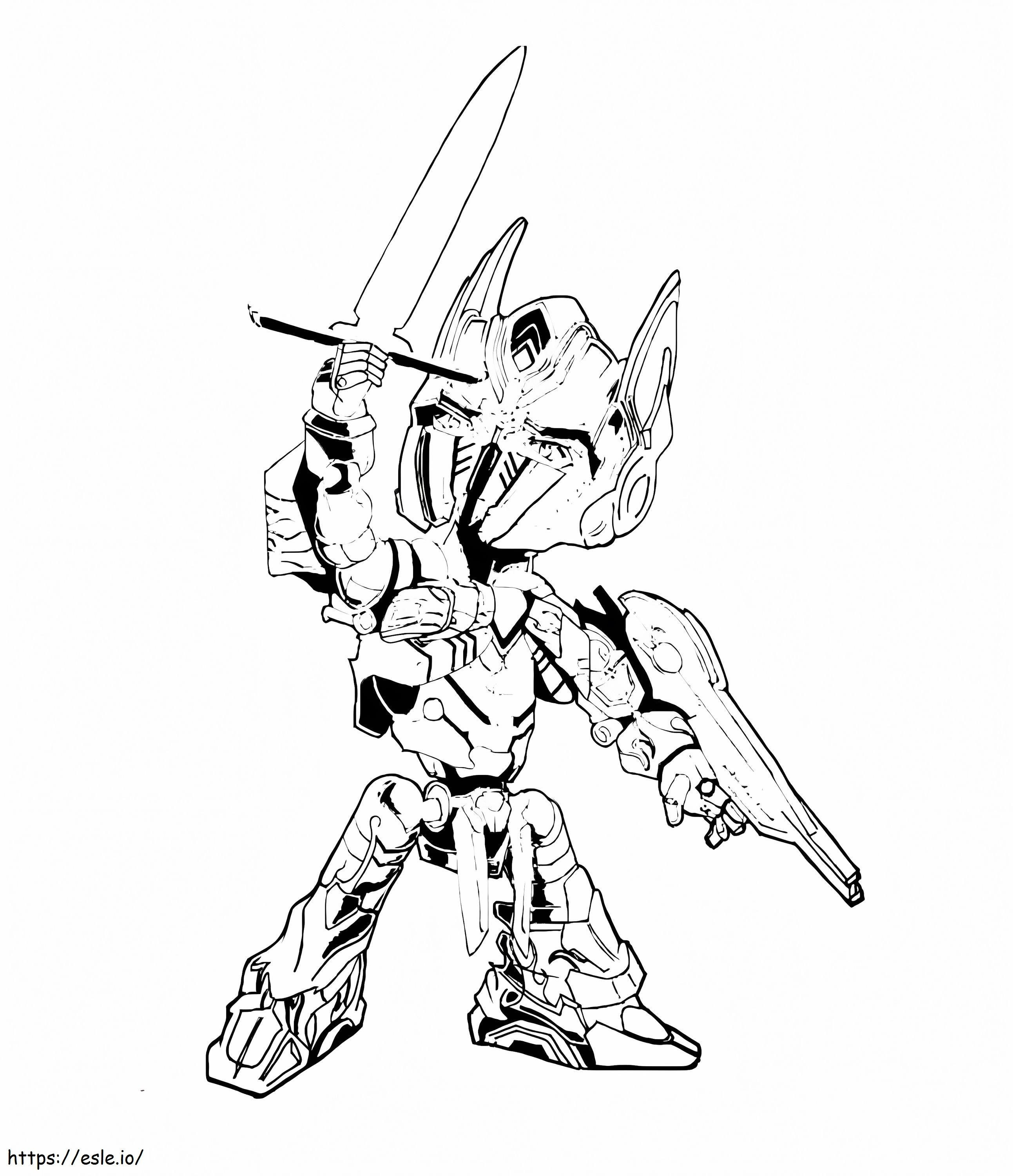 Best Prime Chibi coloring page