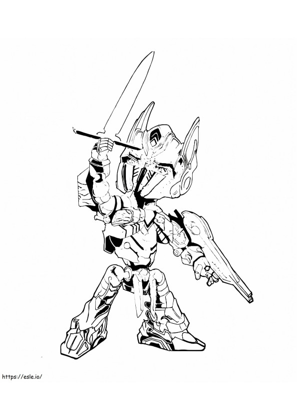 Best Prime Chibi coloring page