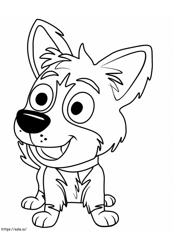 Tundra From Pound Puppies coloring page