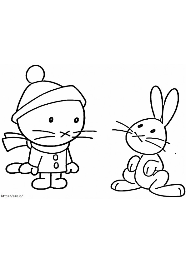 Musty In Winter coloring page