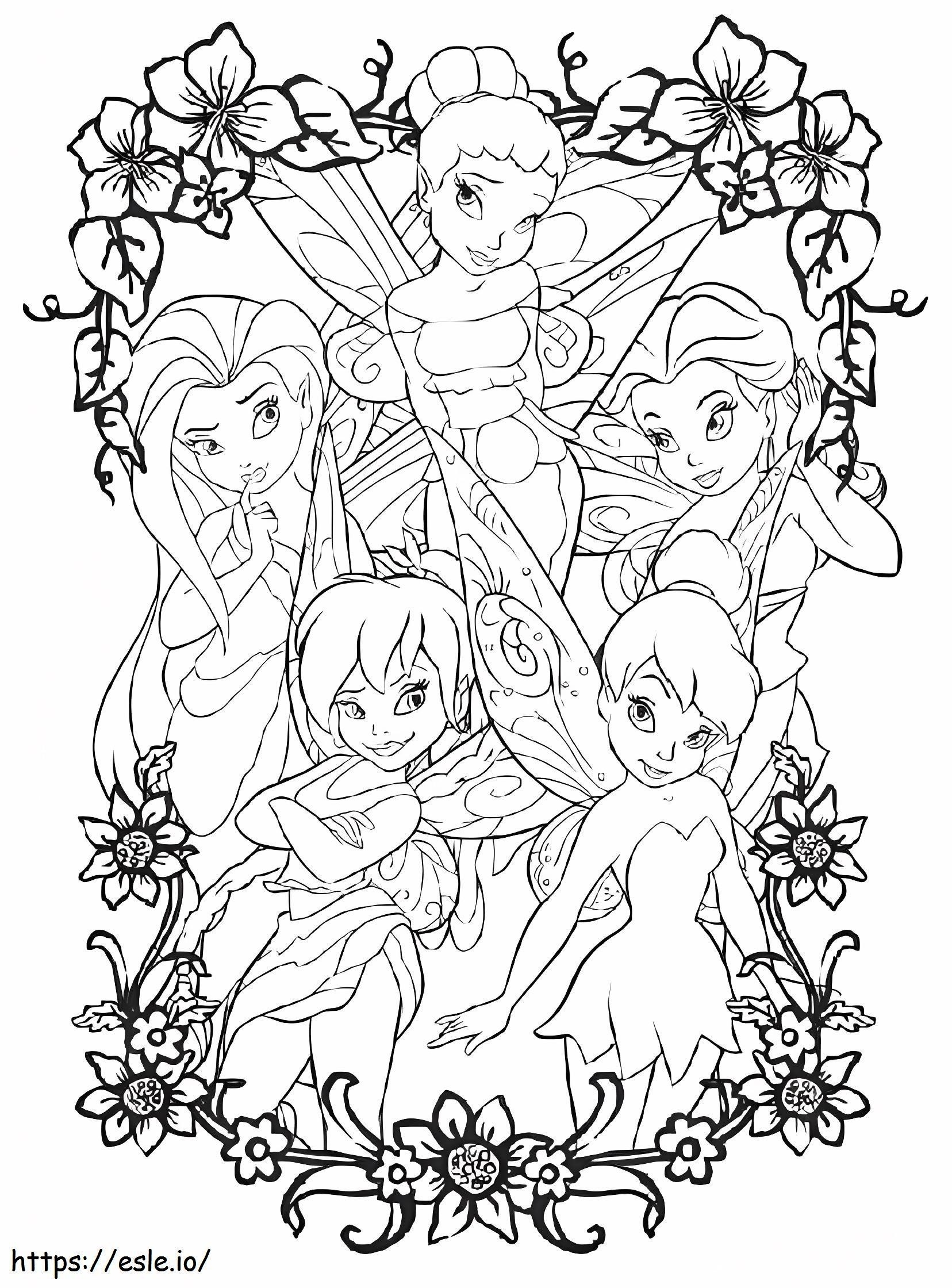 Disney Fairy coloring page