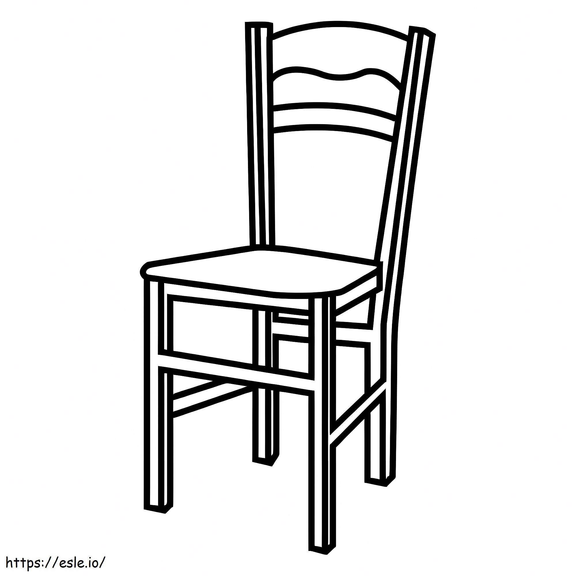 Printable Chair coloring page