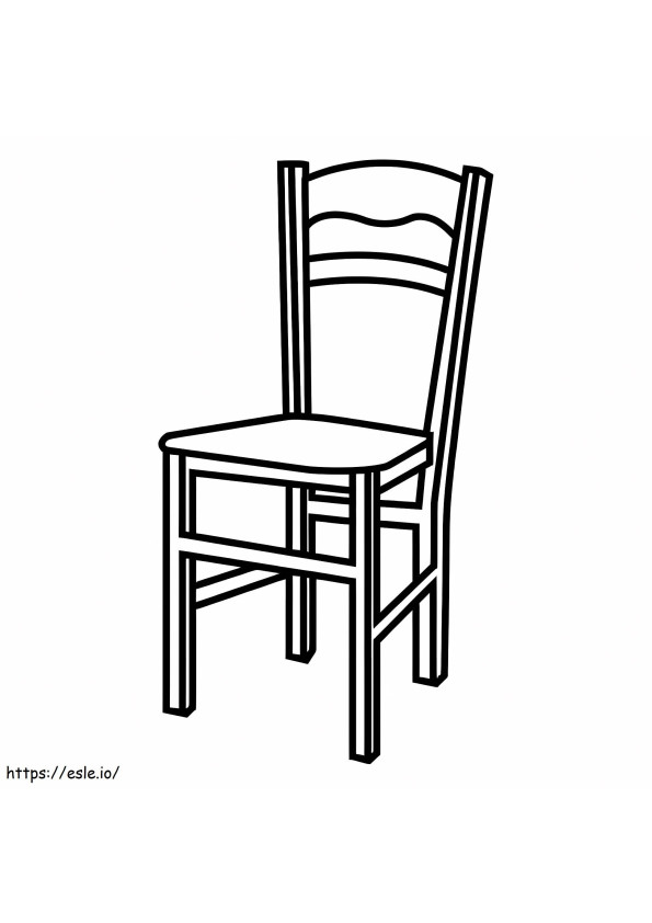 Druckbarer Stuhl ausmalbilder
