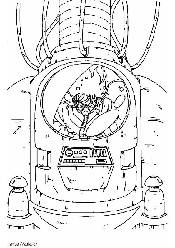 Goku De Dragon Ball Z 664X1024 coloring page
