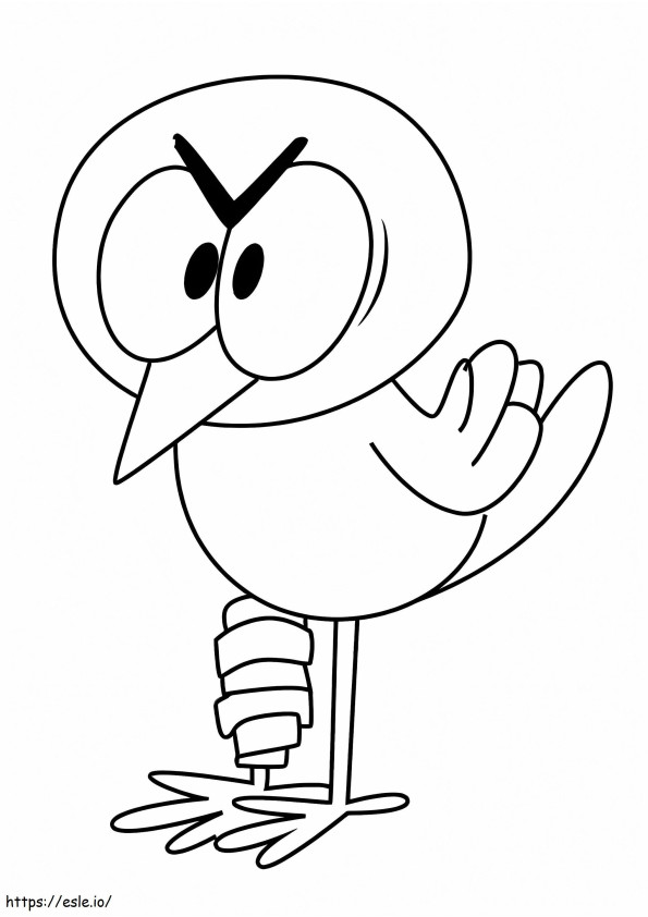 Walt From Noisy House coloring page