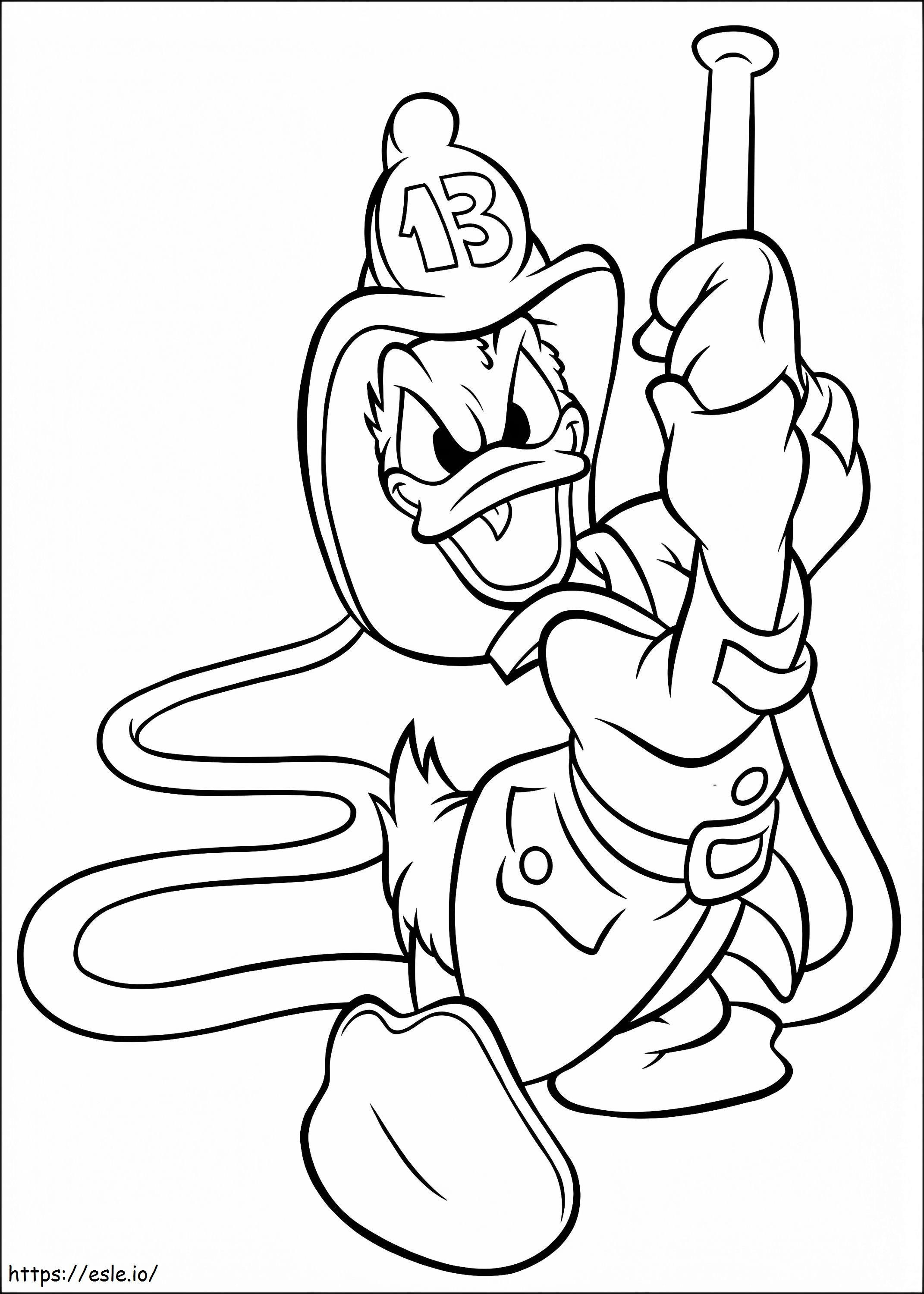 1533269814 Firefighter Donald A4 coloring page