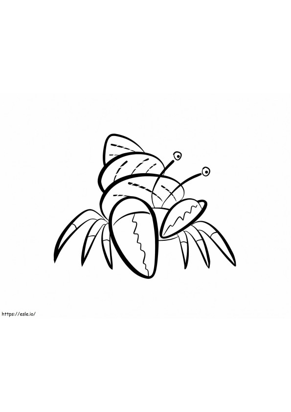Hermit Crab 9 coloring page