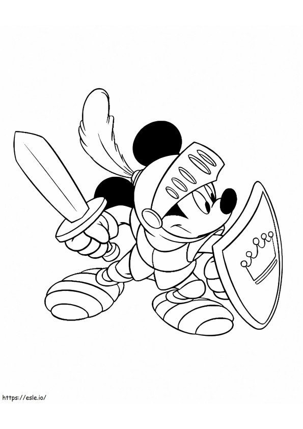 Coloriage Mickey la souris 22 à imprimer dessin